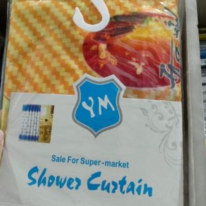 3 unidades cortina bano