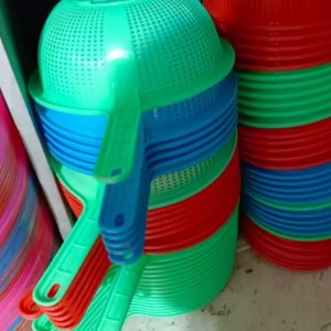 3 unidades de colador mango mediano